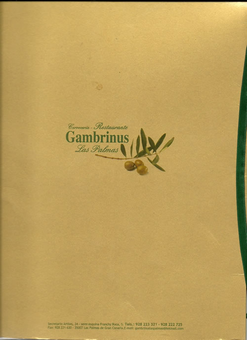 carta 1 gambrinus