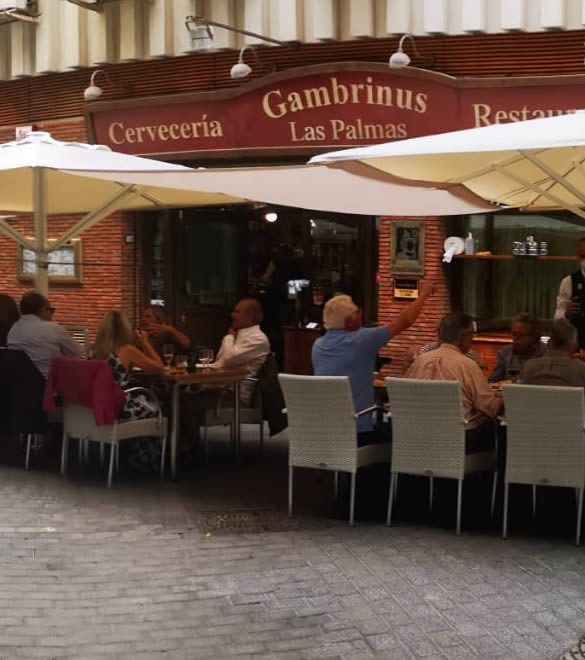 terraza gambrinus las palmas